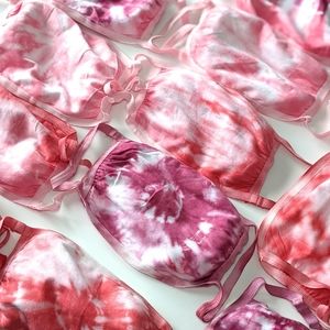 Tie Dye Face Masks -- Set of 5